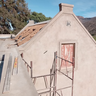 Roof renovation project